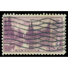 Used 742 3c Mt. Rainier Just Clears M07431