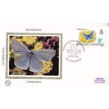 Common Blue Butterfly Benham Stamp First Day Cover FDC