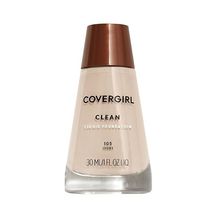COVERGIRL Clean Liquid Foundation 105 IVORY 1 oz.