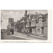 Leicester's Hospital and West Gate Warwick Cooke & Son Postcard