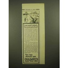 1913 Colgate's Ribbon Dental Cream Toothpaste Ad