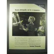 1946 Kodak Photography Ad - Can Be So Inexpensive