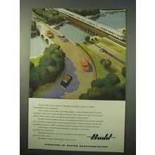 1951 Budd Company Ad - Pioneers Better Transportation