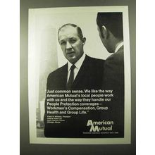 1971 American Mutual Ad - Just Common Sense