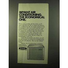 1971 Bryant Air Conditioning Ad - The Economical One