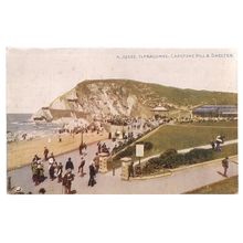 CAPSTONE HILL AND SHELTER , ILFRACOMBE, DEVON unused antique postcard =