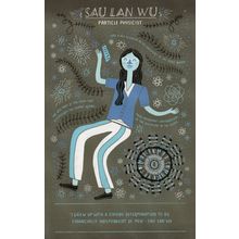 Sau Lan Wu Chinese Particle Physicist Scientist Portrait Postcard