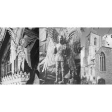 Carved Angels in St Agnes Church Cawston Norfolk 3x Postcard s