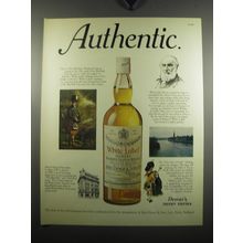1971 Dewar's White Label Scotch Ad - Authentic