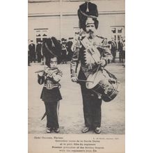 Russian Grenadier Of Golden Guards Antique War Military Postcard