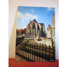 THE CATHEDRAL, SOISSONS, AISNE, FRANCE used postcard 2001 pm =
