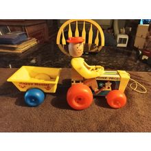 Old Vintage Original Fisher Price Happy Hauler # 732 10 1/2" Long 1968