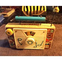 Old Vintage Original Fisher Price Tv Radio Ten Little Indians # 159 1961