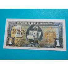 Espana Spain 1940 1 Peseta Banknote Reproduction - 16