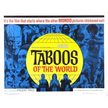 Taboos Of The World 02 Poster Canvas Movie Film Print A0 A1 A2 A3 A4 A5 A6 Art W