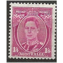 Australia 1938 SG175 1/4d Pale Magenta Perf 13.5x14 Mounted Mint .. .