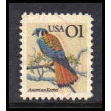 Used 2476 1c American Kestrel Fine W4719