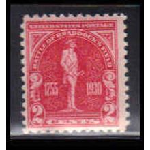688 2c Battle of Braddock Just Clears MNH O2635