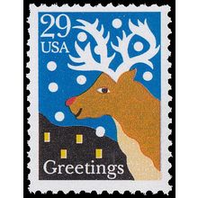 2792 29c Reindeer Fine MNH V2435