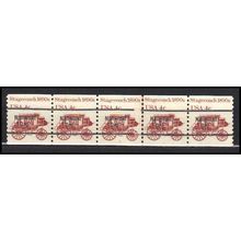 1898Ab 4c Stagecoach Very Fine MNH Dry Gum PNC 6/5 Line Gap AA0099