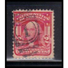 Used 319 2c George Washington Just Clears KA9207