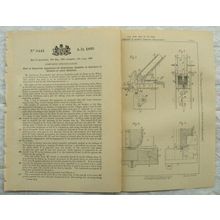 1895 Patent No. 9441 separating bundles bristles, Feldmann, Janssen, Bonn