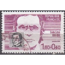 France 1984 Michel 2424 O Cote (2008) 1.00 € Emile Littré Cachet rond