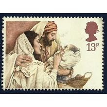 GREAT BRITAIN QE2 1984 Christmas 13p Sc#1088 -USED @I1229