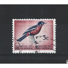 SouthAfrica.SG203 3c Burchells's Gonolek.Variety Unchecked.Fine Used.Aug25a