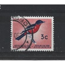 SouthAfrica.SG203 3c Burchells's Gonolek.Variety Unchecked.Fine Used.Aug25c