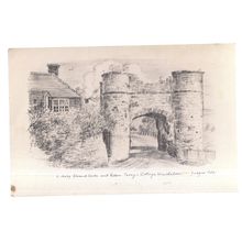 STRAND GATE AND COTTAGE, WINCHELSA...unused vintage postcard by Judges =