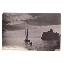 CHATEAU DE CHILLON, GENEVE, SWITZERLAND unused vintage postcard #