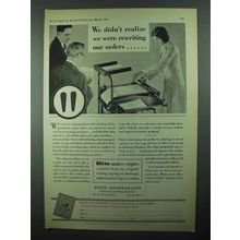 1931 Ditto Copier Ad - Didn't Realize We Were Rewriting