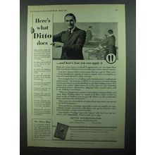 1931 Ditto Copier Ad - Here's What Ditto Does