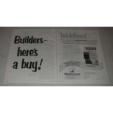 1954 United States Plywood Weldwood Hardwood Plywood Ad
