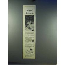 1968 Tampax Tampons Ad - If She's Your Friend, Tell Her