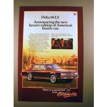 1984 Oldsmobile Delta 88 LS Car Ad - Luxury Edition