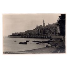 MENTON, FRANCE unused vintage postcard RP =