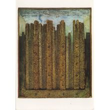 Max Ernst Davadille Tate Gallery Cityscape Painting Postcard