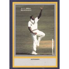 GC Small Warwickshire RARE Limited Edition Vintage Cricket Trading Photo Card