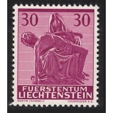 Liechtenstein 'Pieta' Sculpture Christmas 1962 MNH SG#419