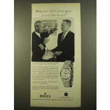 1961 Rolex Style 1007 Watch Advertisement - Gordon Wood and Sam Miller