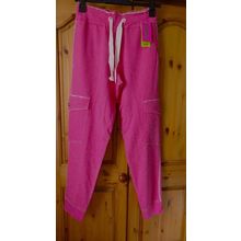 Zumba Mo' Fun French Terry Pants 100% Cotton Back to the Fuchsia S
