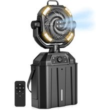 Misting Fan Portable 6L Bucket 20000Mah Rechargeable Camping Fan with LED Light