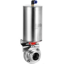 1.5" SUS304 Tri Clamp Sanitary Butterfly Valve with Pneumatic Actuator Clamp Sin
