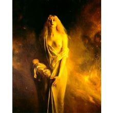 Marguerite_au_Sabbat Poster Canvas Print Art Painting Decor Reprint wall A0 A1 A