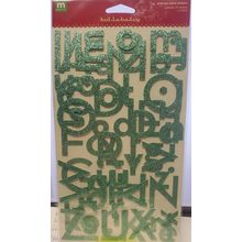 Shimmer Alpha Stickers 1½” & ¾” Hul•la•ba•loo No. 30603 2 sheets 74 Stickers NIP
