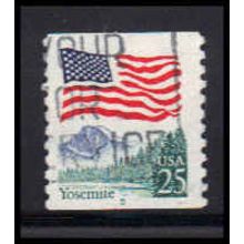 Used 2280a 25c U.S. Flag Fine CNS 5 PA6195