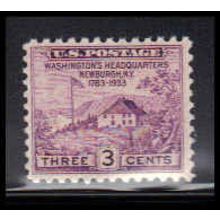 727 3c Washington's Hdqs Fine MNH O2532
