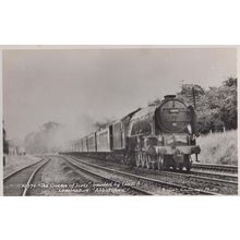 The Queen Of Scots Abbotsford Train 60141 British Railways Real Photo Postcard